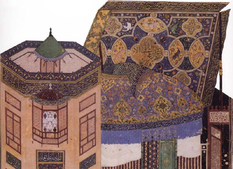 unknow artist Dome of the sultan s tent oil painting image